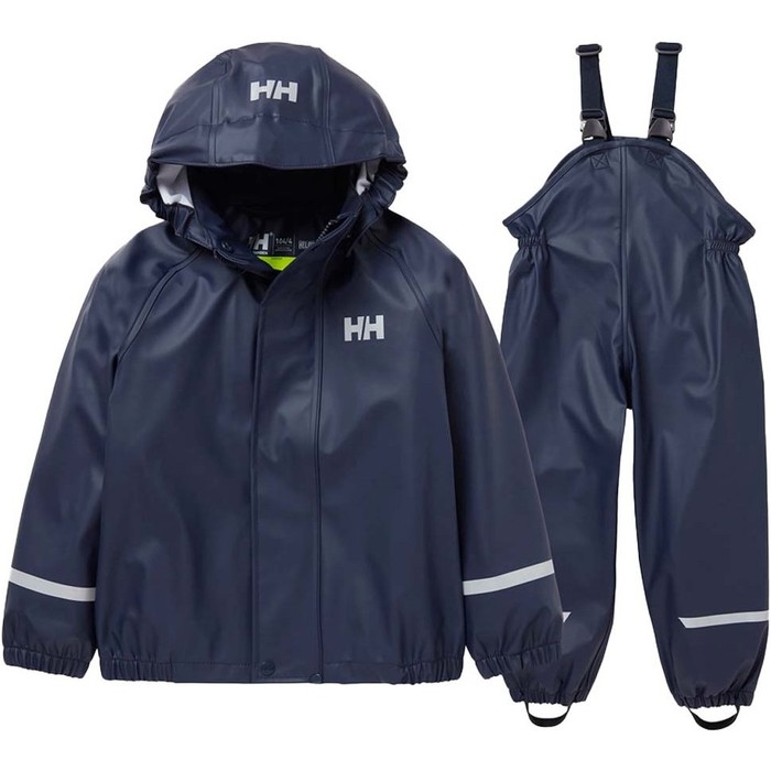 2023 Helly Hansen Junior Bergen 2 0 PU Rainset 40510 Navy